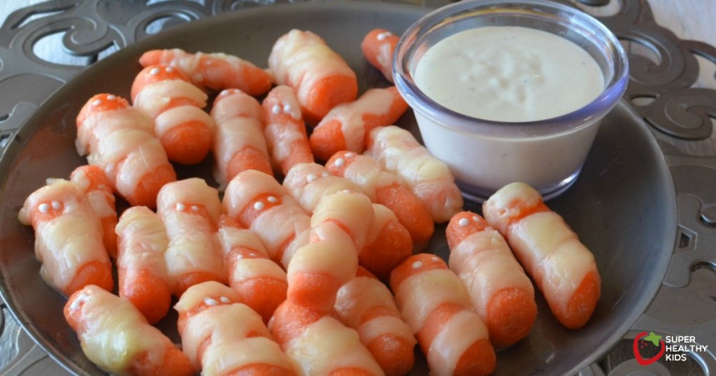 30 Healthy and Festive Halloween Treats Healthy Halloween Mummy Tray
