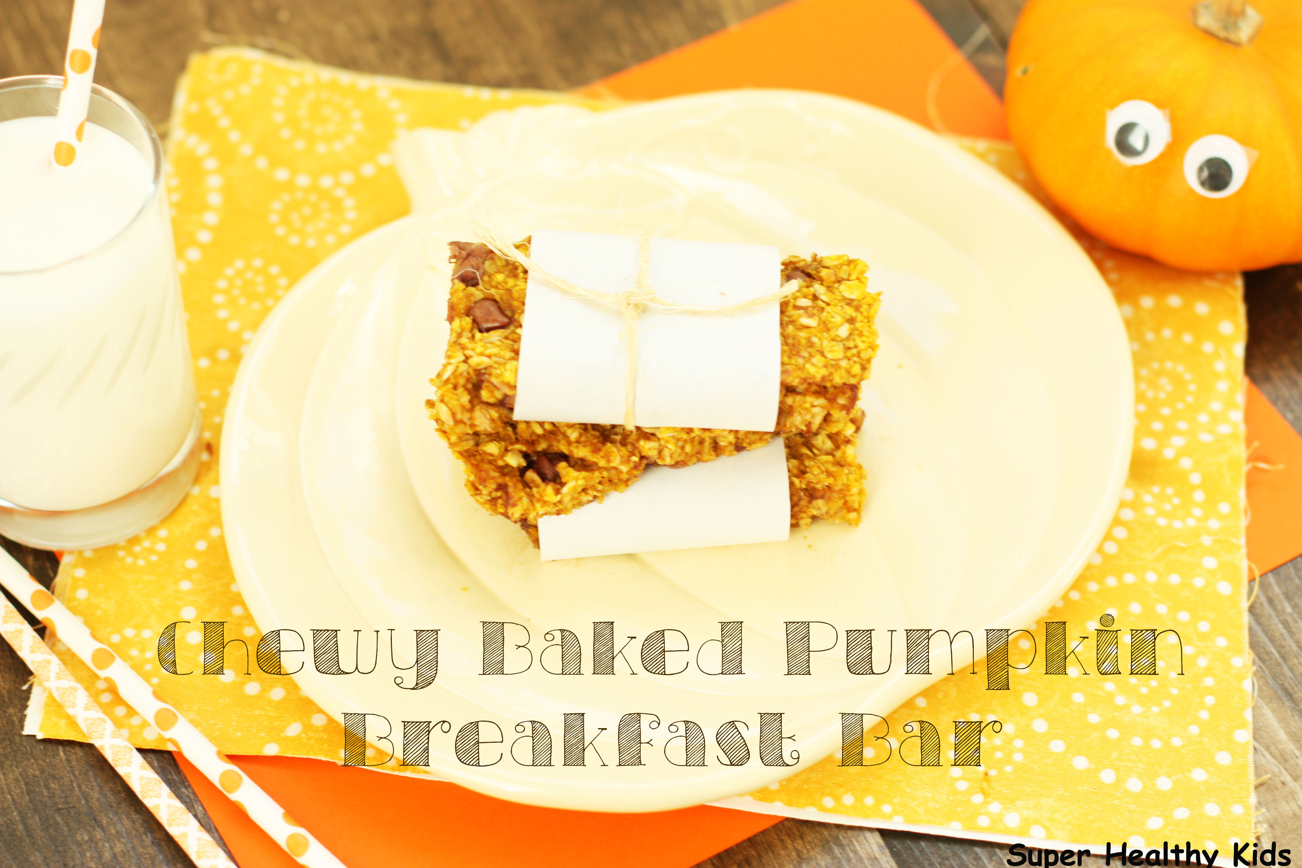 Chewy Baked Pumpkin Breakfast Bar Recipe Healthy Ideas for Kids