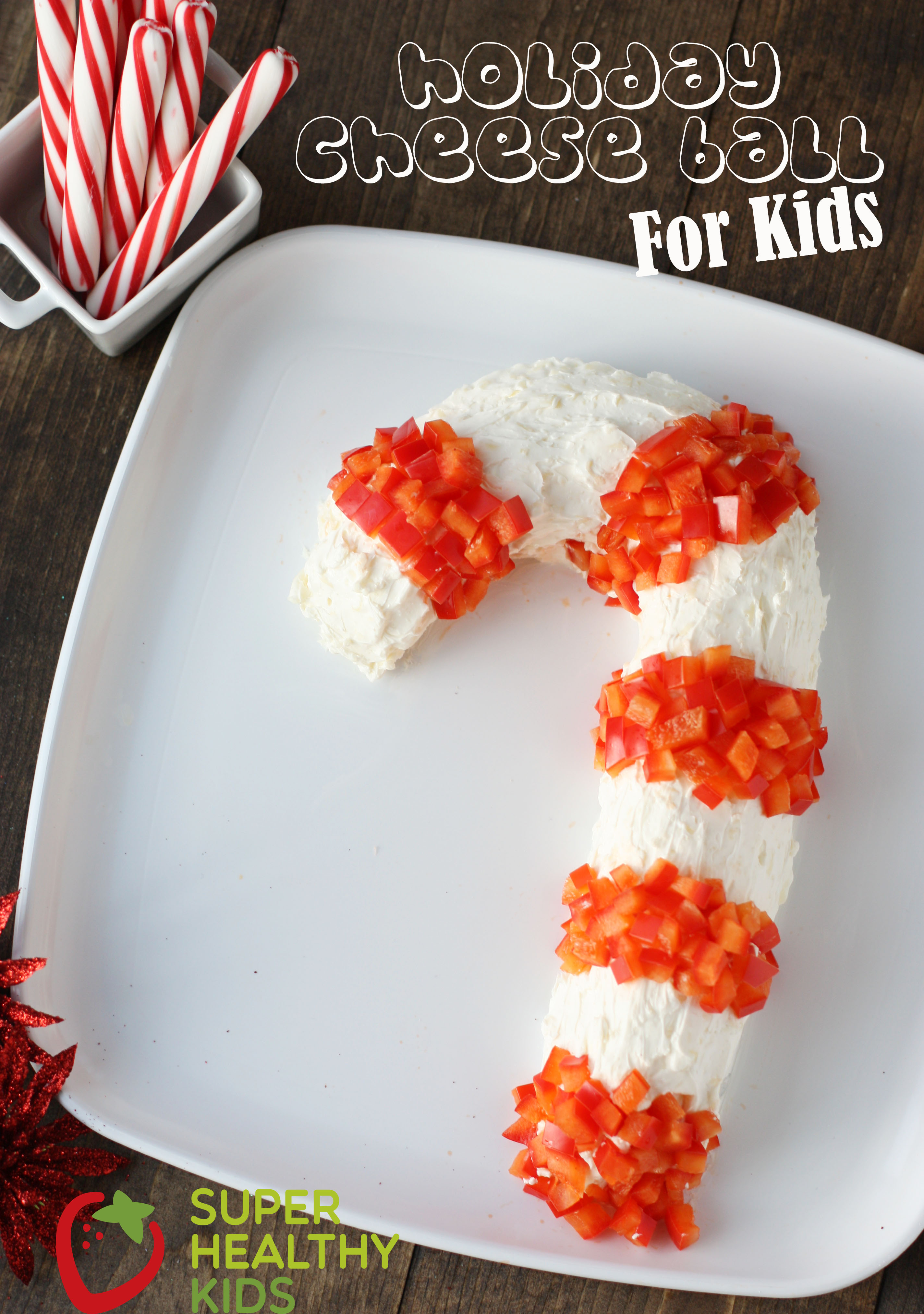 Festive Holiday Cheese Ball for Kids | Healthy Ideas for Kids
