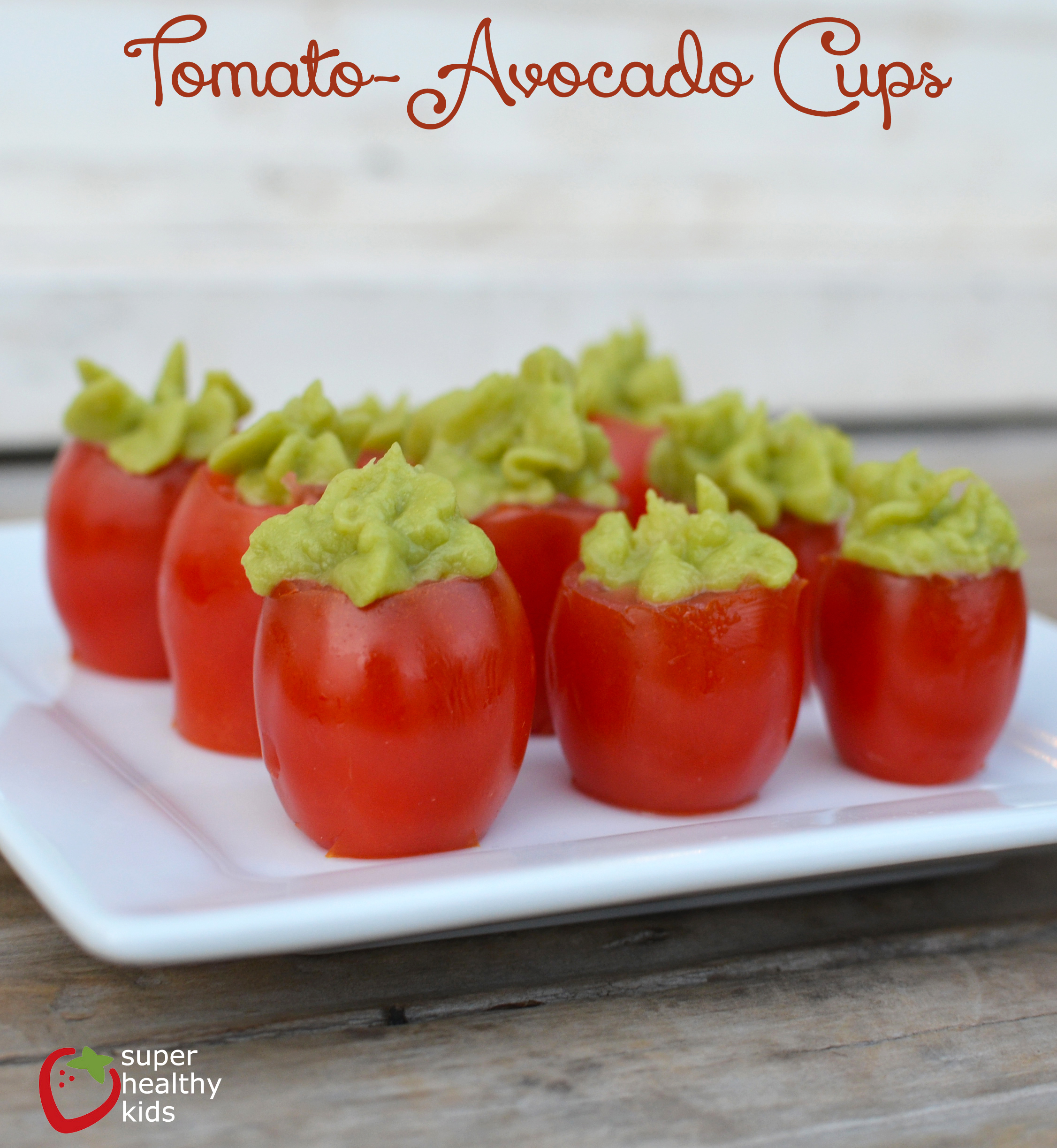 Tomato-Avocado Cup Snacks | Healthy Ideas for Kids