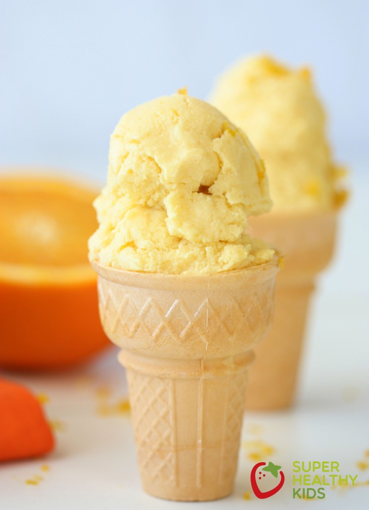 homemade orange creamsicle ice cream recipe