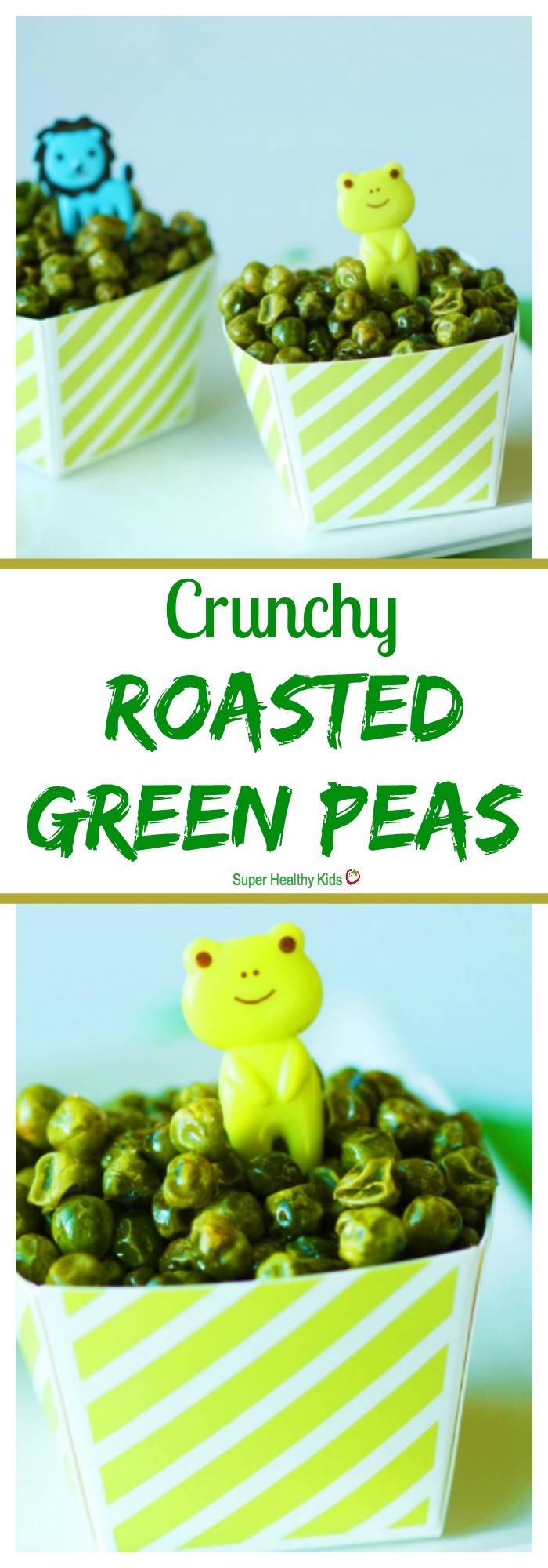 FOOD - Crunchy Roasted Green Peas. Crunchy snack for toddlers! https://www.superhealthykids.com/crunchy-roasted-green-peas/ FOOD - Crunchy Roasted Green Peas. Crunchy snack for toddlers! https://www.superhealthykids.com/crunchy-roasted-green-peas/
