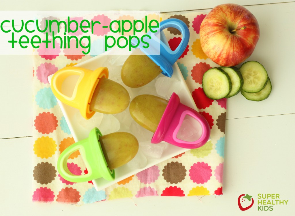 Top 10 Ice Pop Molds for Fruit and Veggie Pops. Refreshing Cucumber Apple Teething Pops!