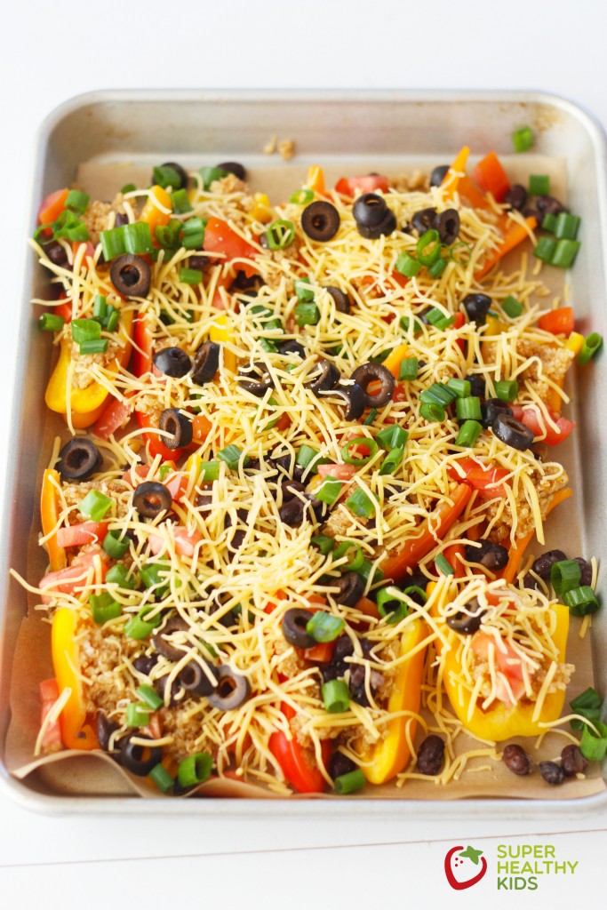 Quinoa Stuffed Mini Bell Nachos Recipe