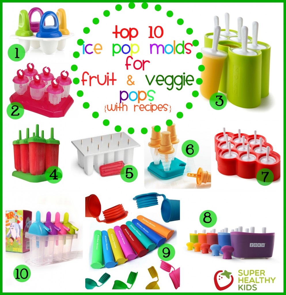 Top 10 Ice Pop Molds for Fruit and Veggie Pops. Here's the 411 on which pop molds we like the best.