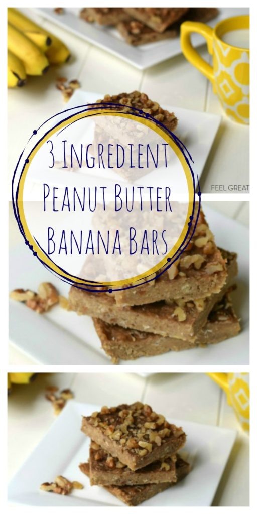 3 Ingredient Peanut Butter Banana Bars Recipe Healthy Ideas for Kids