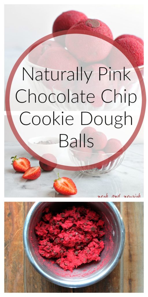 Naturally Pink Chocolate Chip Cookie Dough Balls Recipe | Healthy Ideas ...