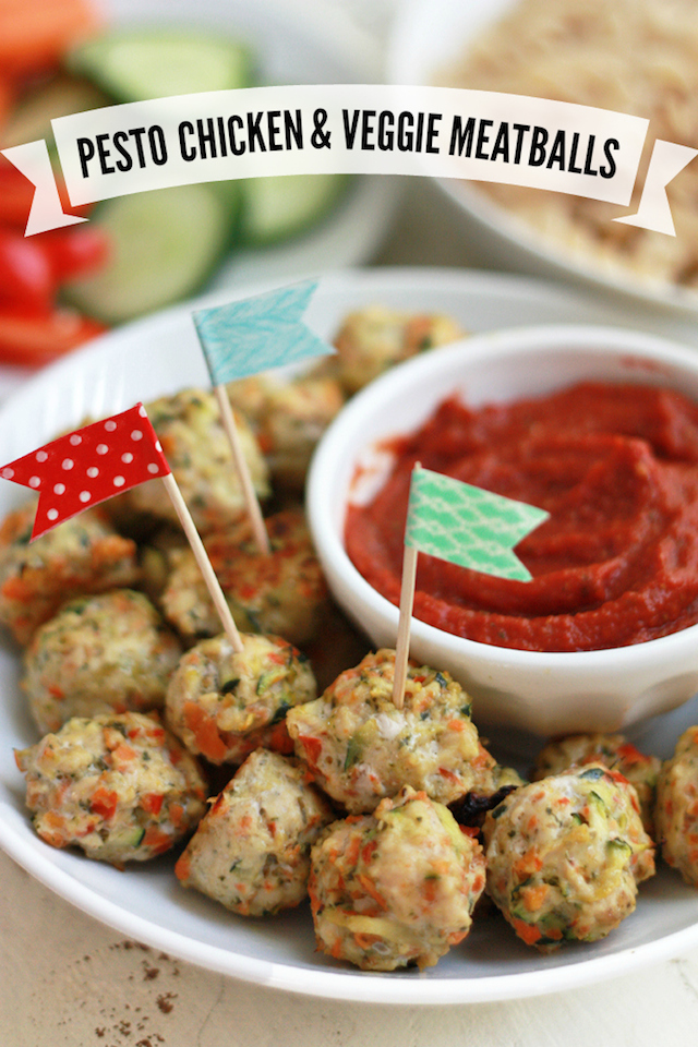 Pesto Chicken Veggie Meatballs Recipe Healthy Ideas for Kids