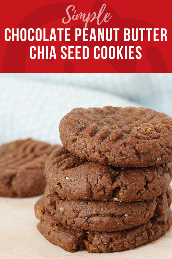 simple and delicious chocolate chia seed cookies