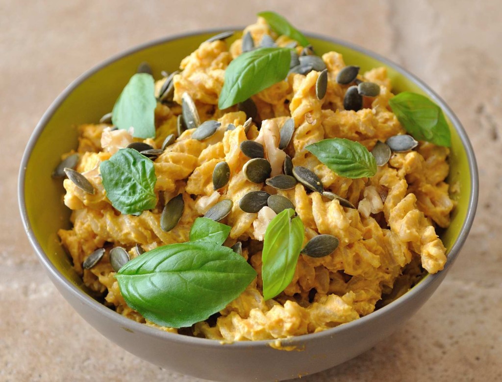 Creamy Pumpkin Cashew Pasta Recipe Creamy Cashew Pumpkin Pasta. If you have leftover pumpkin, make this recipe! www.superhealthykids.com