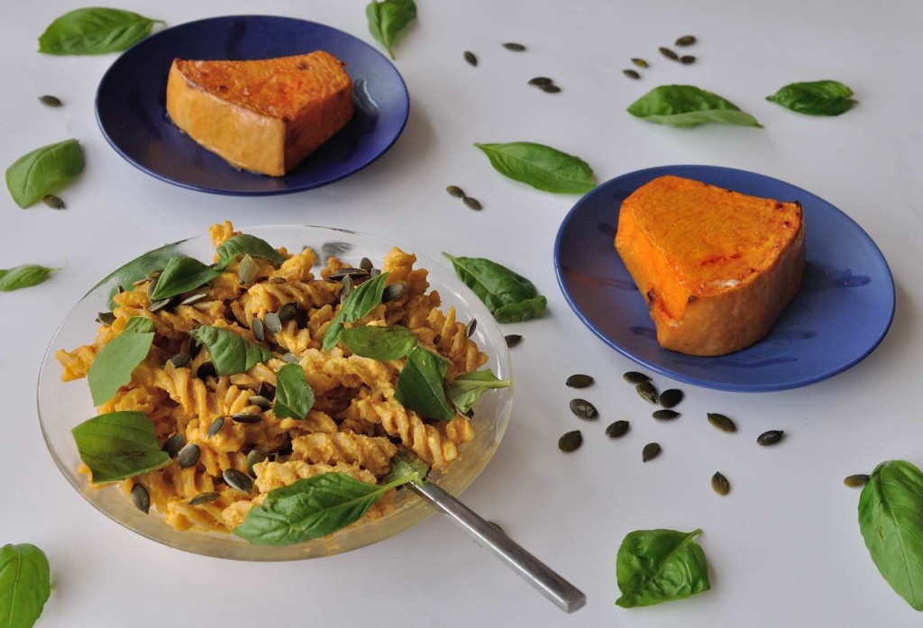 Creamy Pumpkin Cashew Pasta Recipe Creamy Cashew Pumpkin Pasta. If you have leftover pumpkin, make this recipe! www.superhealthykids.com