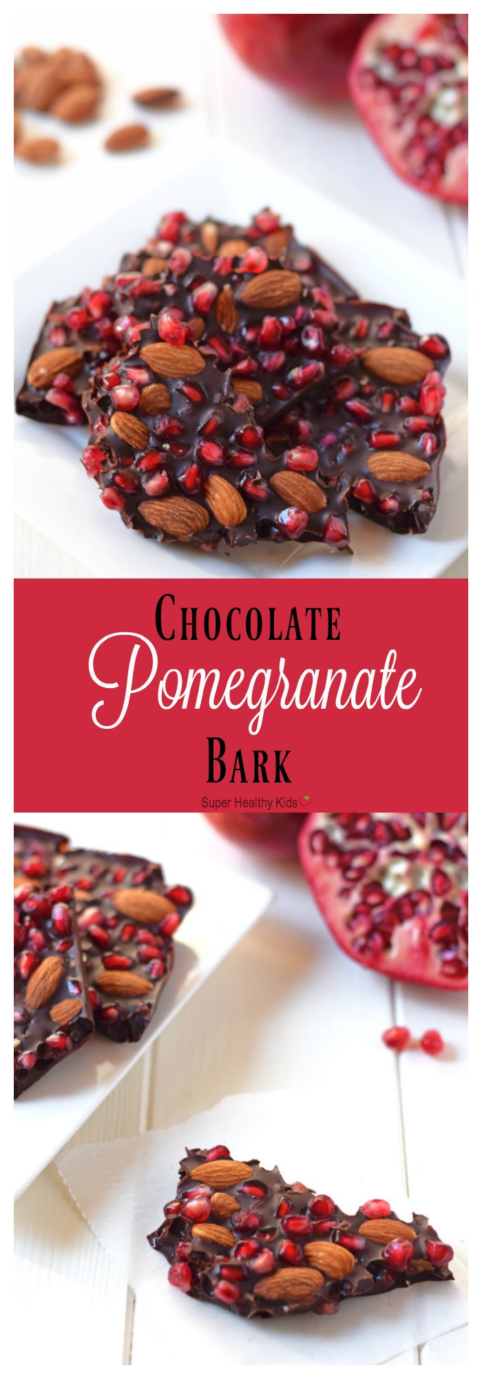 Chocolate Pomegranate Bark | Healthy Ideas for Kids