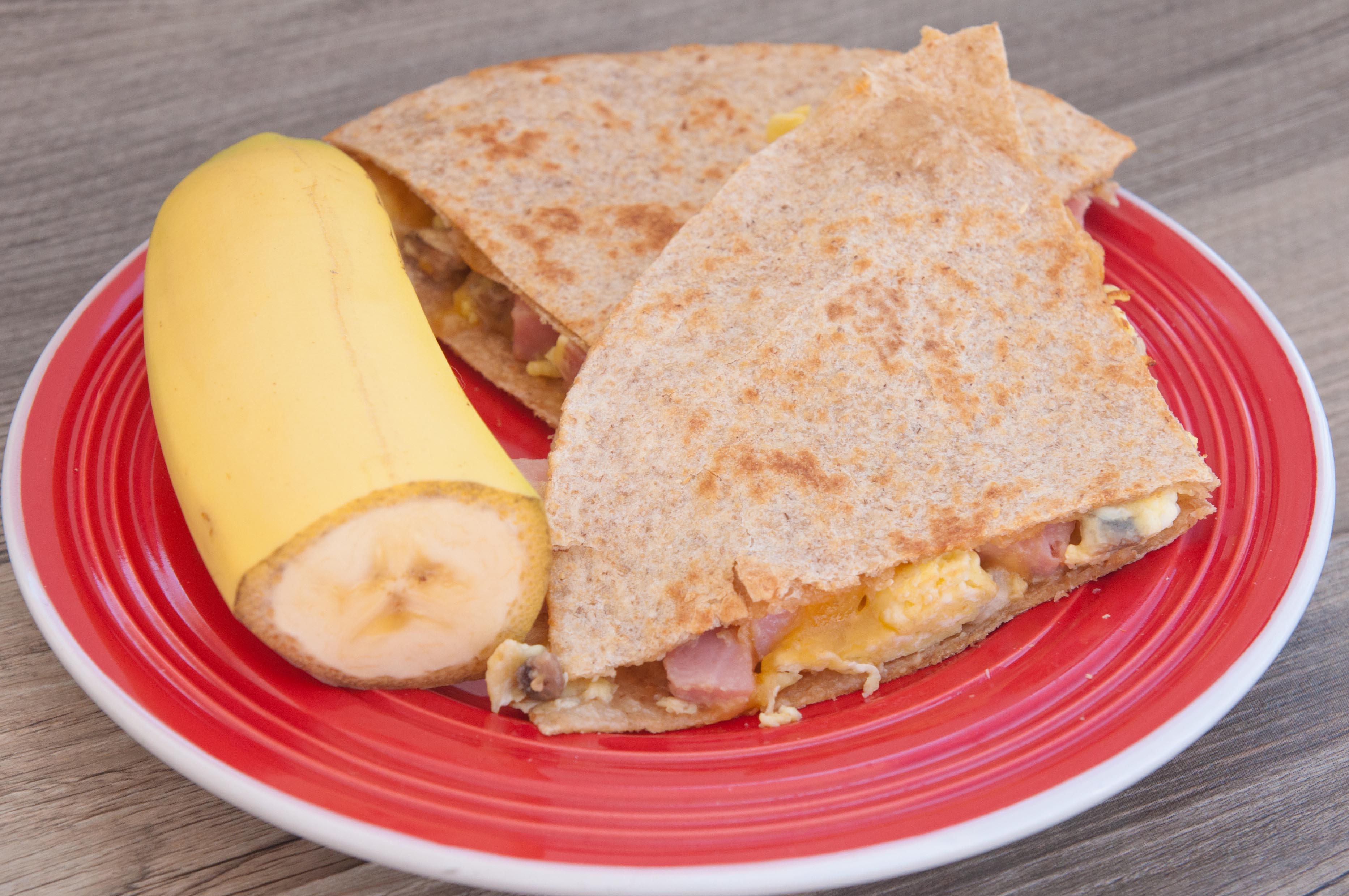 Ham, Egg and Cheese Quesadilla Super Healthy Kids