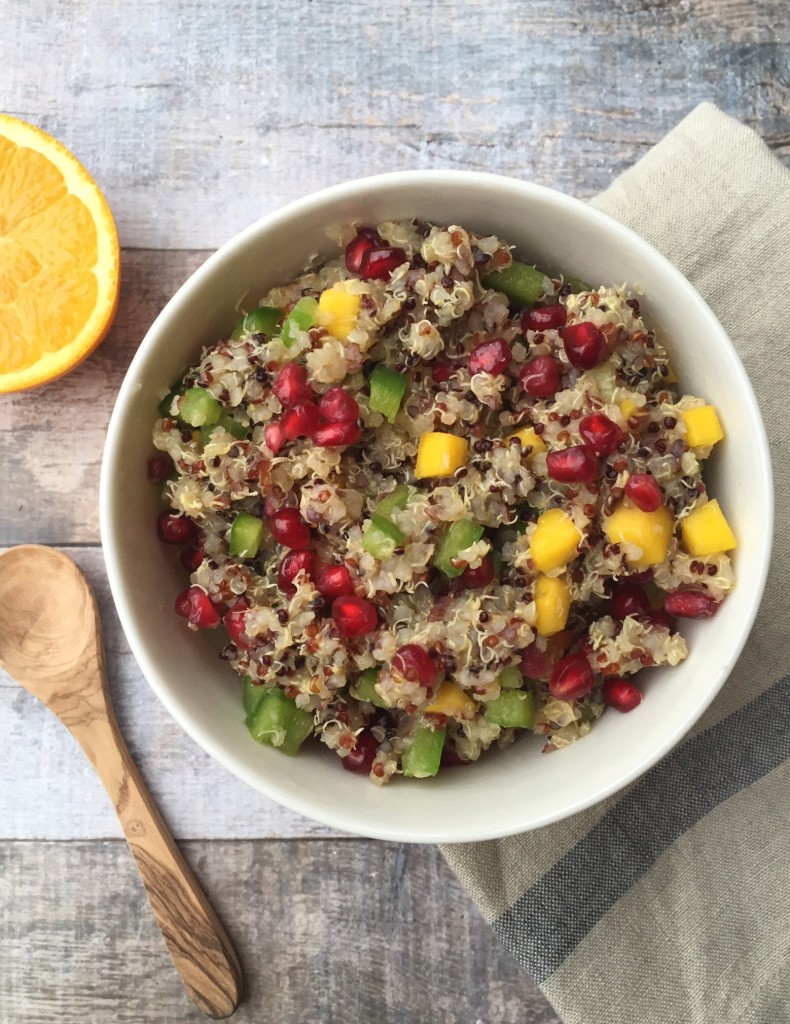 Colorful Warm Quinoa Salad | Healthy Ideas for Kids