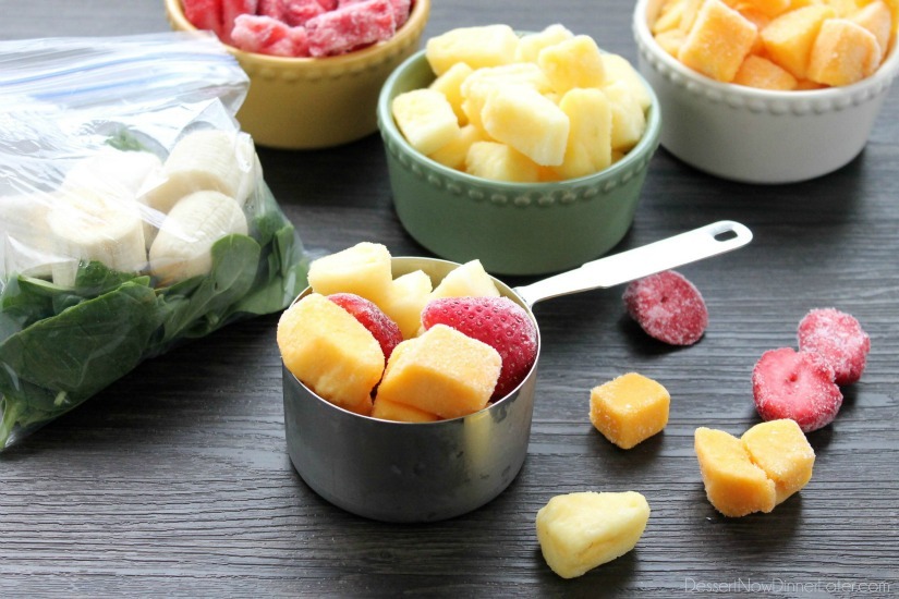 Freezer Smoothie Packs Freezer Smoothie Packs. Just add water or milk to these make ahead freezer smoothie packs for a quick, delicious, and nutritious breakfast or snack anytime!