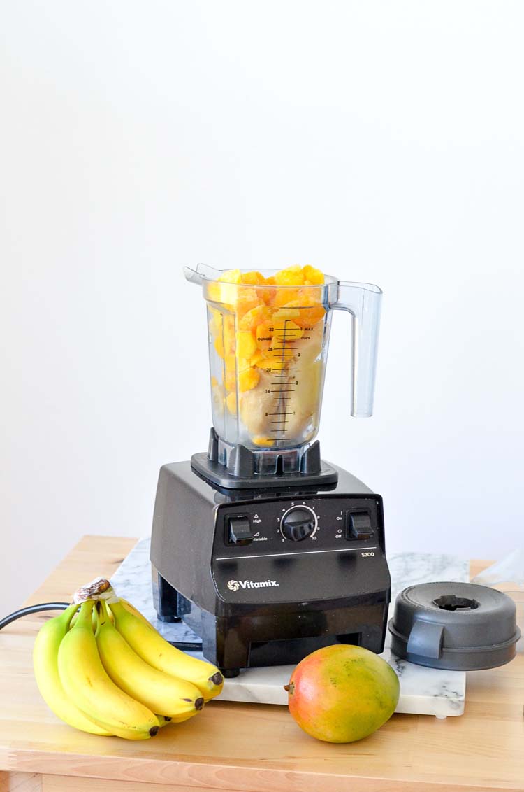 Healthy, dairy-free, creamy and delicious, this Mango Ice Cream will really hit your sweet spot - naturally! www.superhealthykids.com