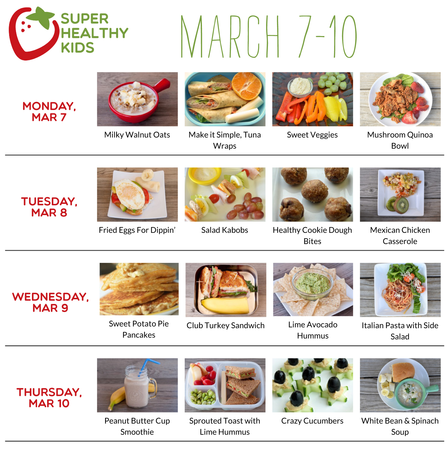 March 7th-13th | Super Healthy Kids