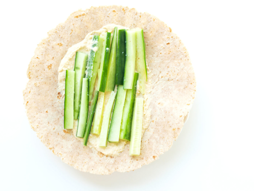 Hummus and Cucumber Wrap Top 10 Kid-Friendly Wraps. Great ideas to get out of the sandwich rut! www.superhealthykids.com