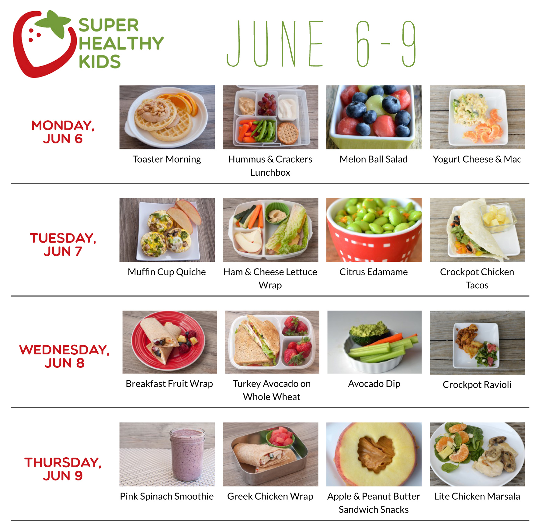 June 6-12 | Super Healthy Kids