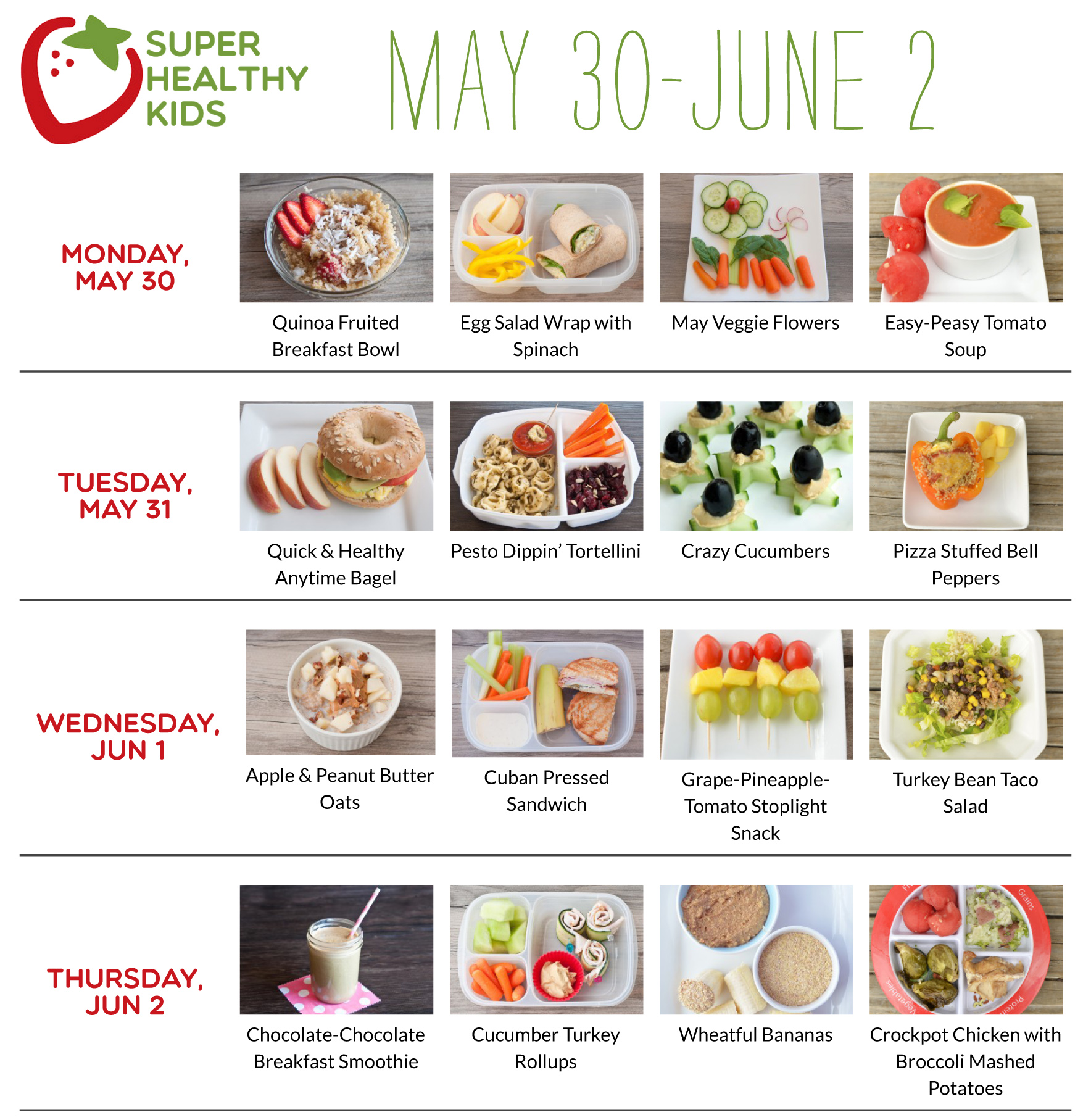 May 30-June 5 | Super Healthy Kids