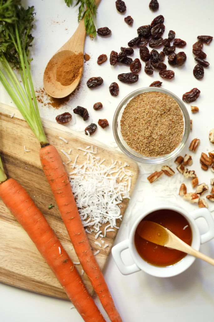 Healthy Carrot Cake Granola Bars Recipe Healthy Carrot Cake Granola Bars. We love these healthy, soft carrot cake granola bars - they're tasty and include a vegetable! High in protein and fiber, this snack will keep you full!