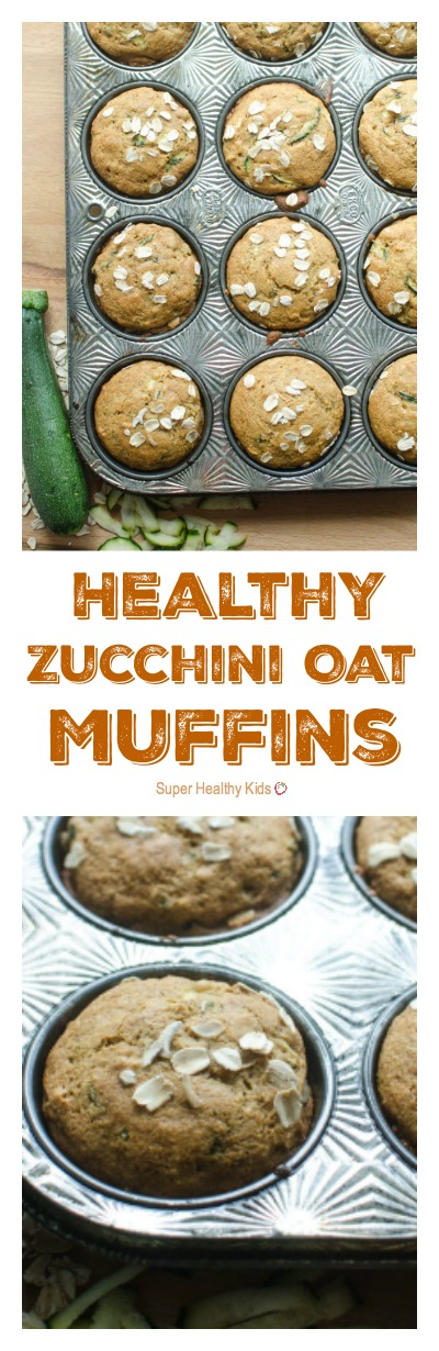 Healthy Zucchini Oat Muffins. Here's what you are going to love about them: they are made with whole grains, they are naturally sweetened, and they have vegetables in them! http://www.superhealthykids.com/healthy-zucchini-oat-muffins/ Healthy Zucchini Oat Muffins. Here's what you are going to love about them: they are made with whole grains, they are naturally sweetened, and they have vegetables in them! http://www.superhealthykids.com/healthy-zucchini-oat-muffins/