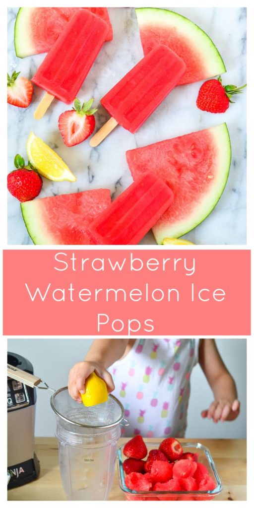 Strawberry Watermelon Ice Pops | Healthy Ideas for Kids