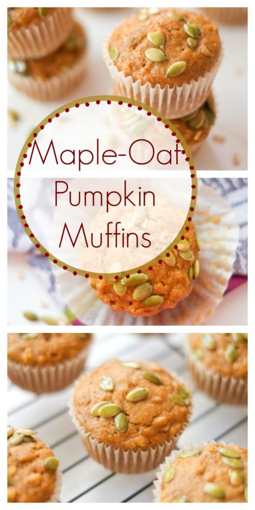 Maple-Oat Pumpkin Muffins