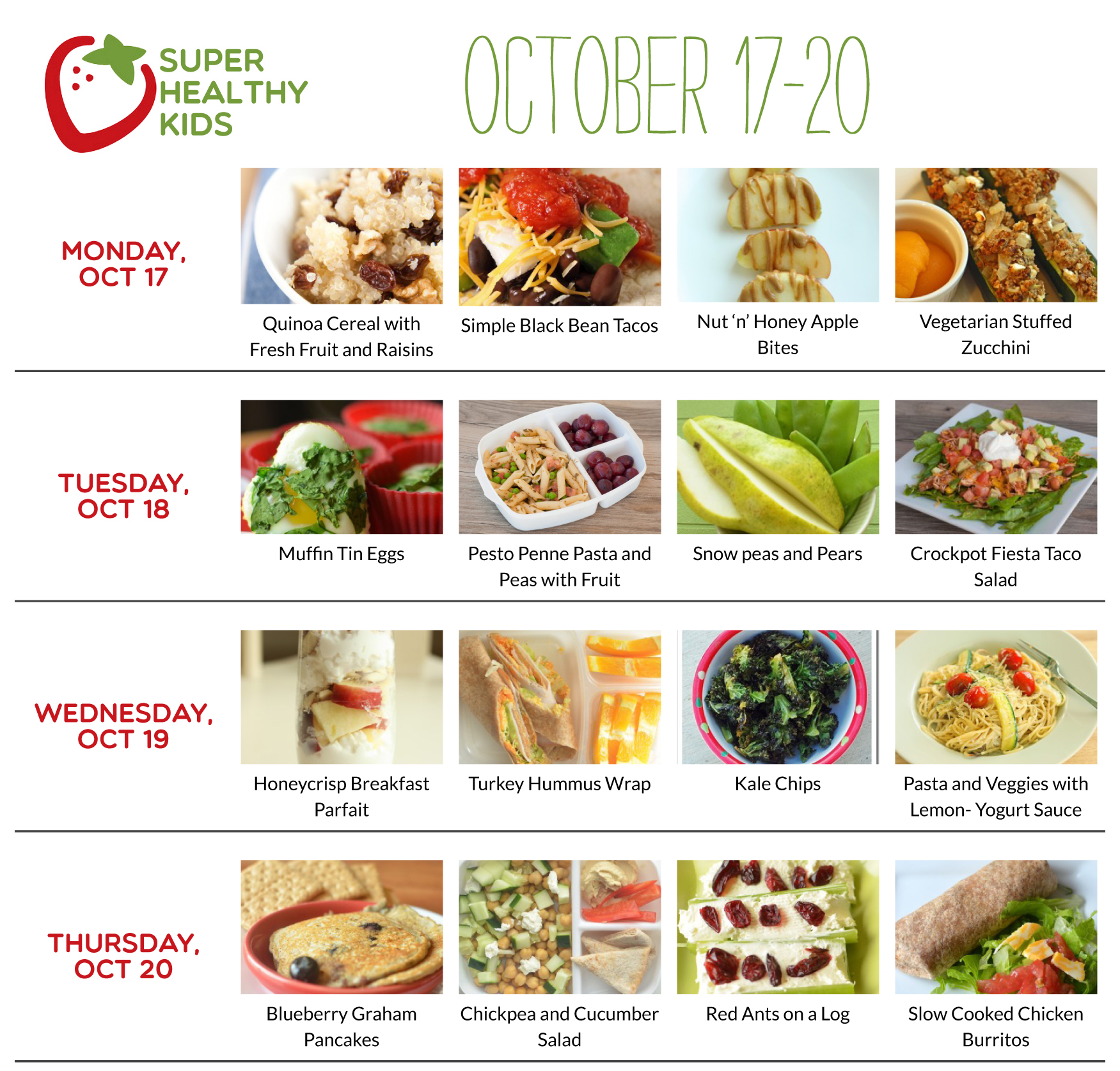 October 17-23 | Super Healthy Kids
