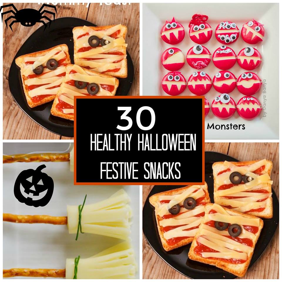 30 healthy Halloween treats for home parties or for 