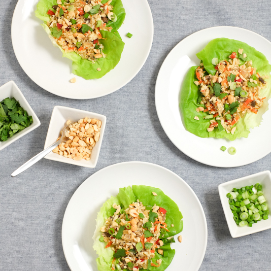 Cauliflower Rice Lettuce Wraps Recipe Cauliflower Rice Lettuce Wraps Recipe | Super Healthy Kids | Food and Drink