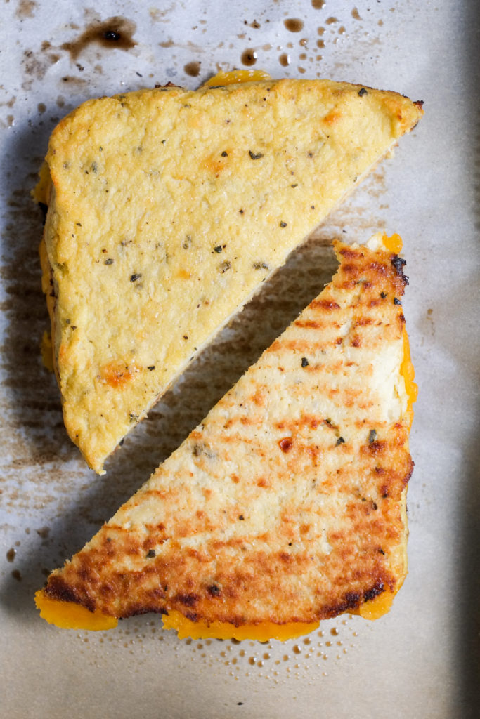 Grilled Cheese with Cauliflower as the Crust Grilled Cheese with Cauliflower Bread | Super Healthy Kids | Food and Drink