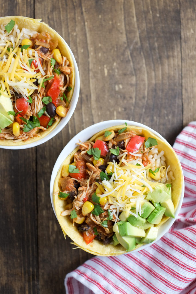 Slow Cooker Chicken Enchilada Bowls Slow Cooker Chicken Enchilada Bowls | Super Healthy Kids | Food and Drink