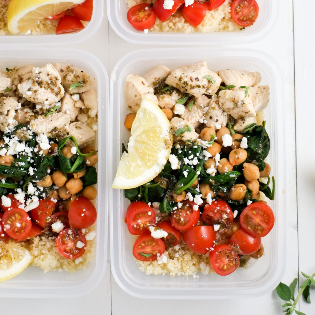 Make Ahead Lunch Bowls: Greek Chicken & Veggies | Healthy Ideas for Kids