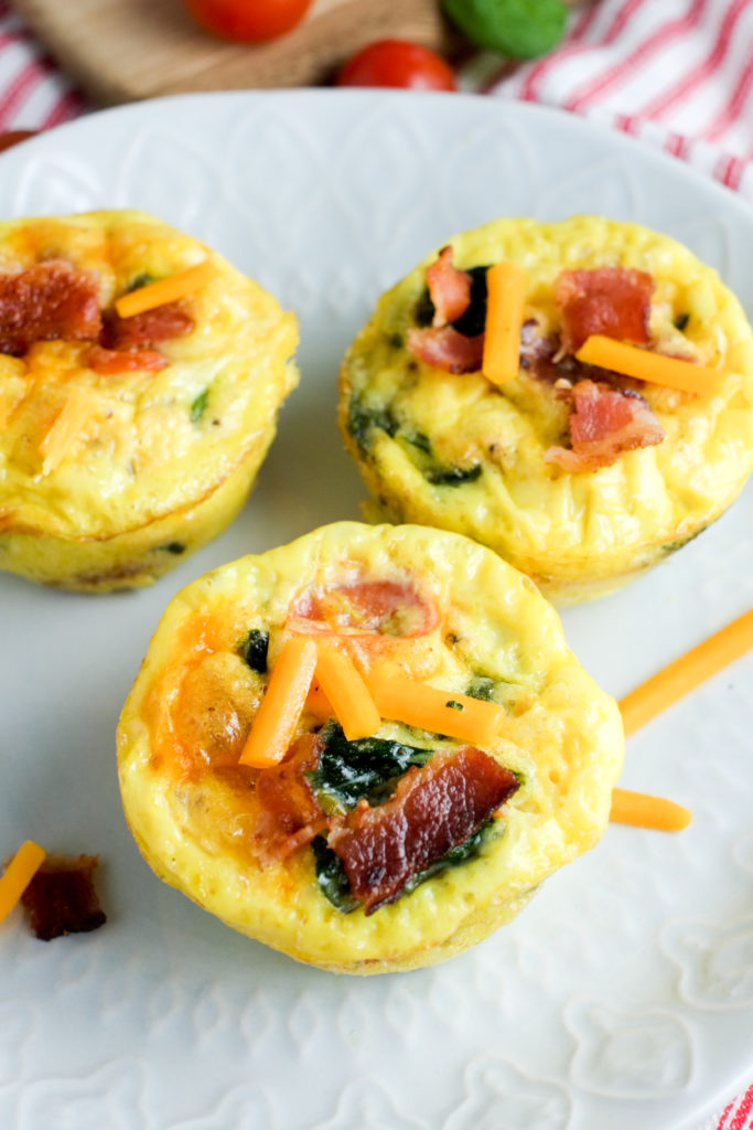 Bacon, Spinach & Tomato Breakfast Egg Cups Recipe | Healthy Ideas for Kids