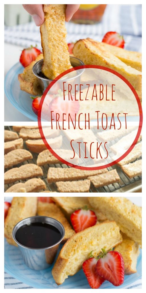 Freezable French Toast Sticks