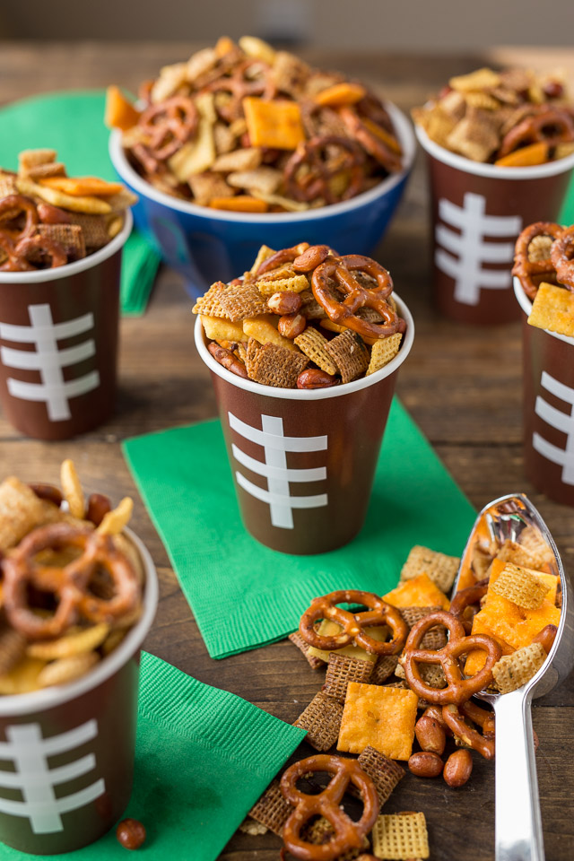 Parmesan Ranch Game Day Chex Mix made at home
