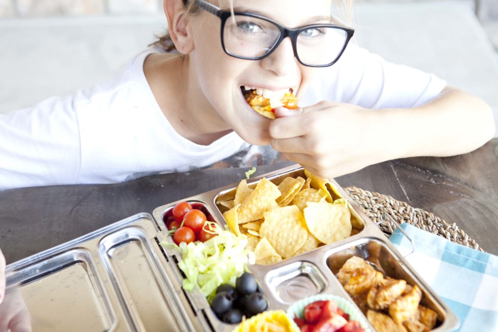 Homemade Chicken Taco Lunchable. www.superhealthykids.com