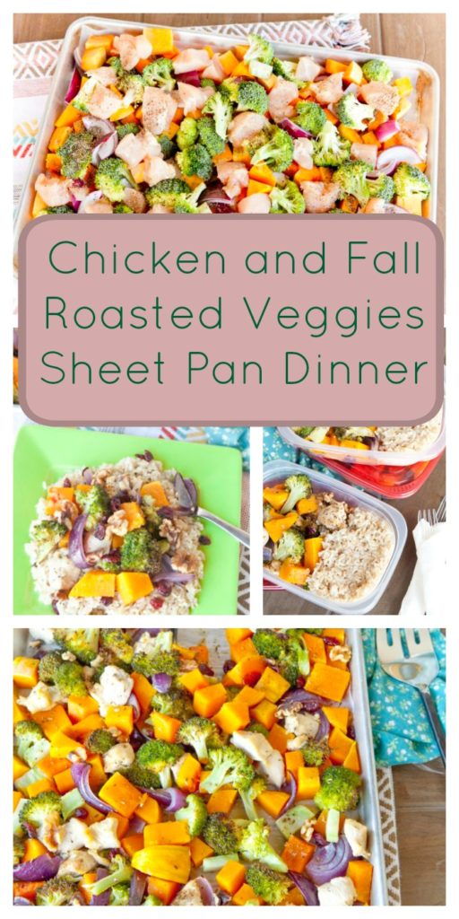 Chicken and Fall Roasted Veggies Sheet Pan Dinner