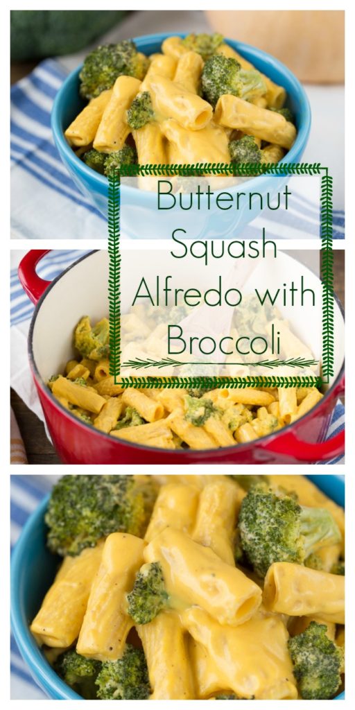 Butternut Squash Alfredo with Broccoli