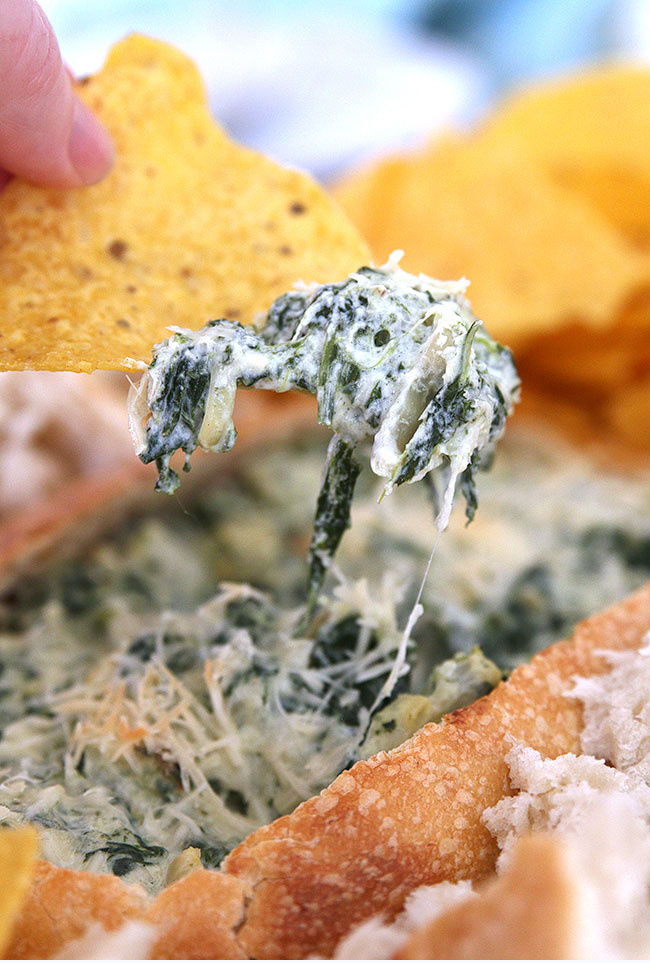 Healthy Instant Pot Appetizer Spinach Artichoke Dip