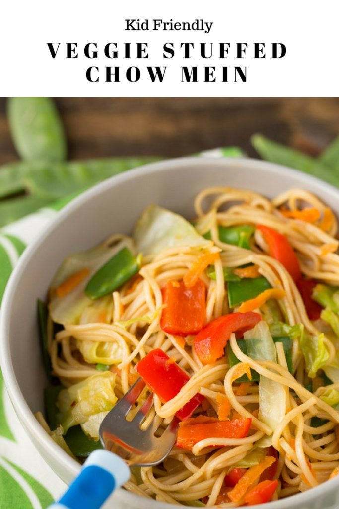 kid friendly veggie stuffed chow mein Veggie Stuffed Chow Mein