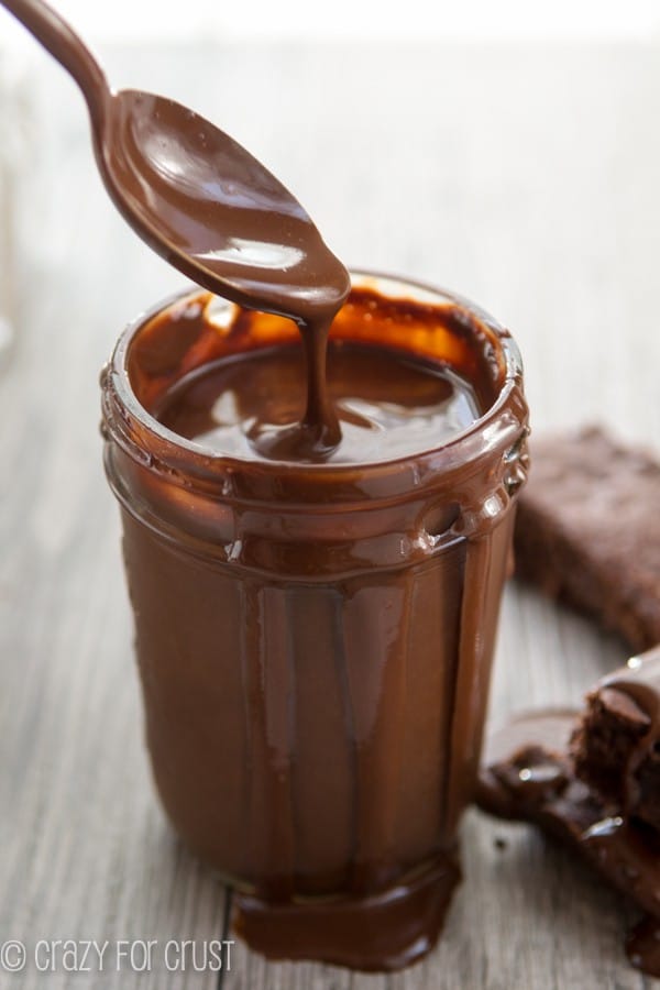 Thick homemade chocolate sauce dessert healthy