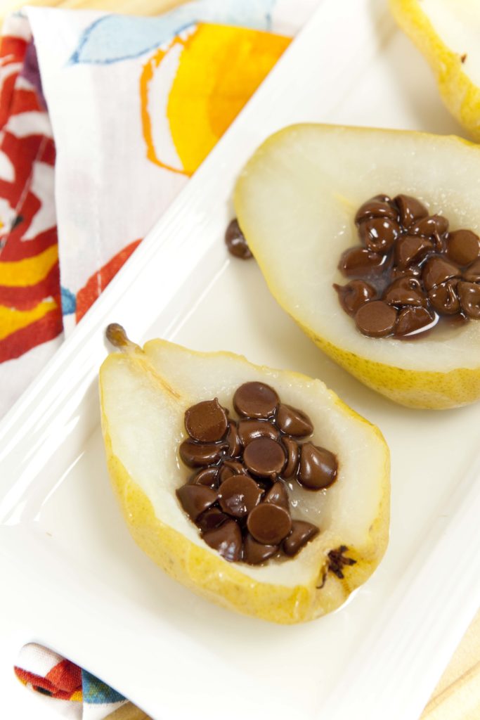 Chocolate Baked Pears Healthy Ideas for Kids