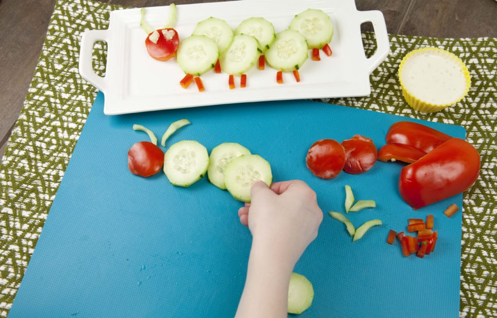 Cucumber Caterpillar Snack Fun Food For Kids