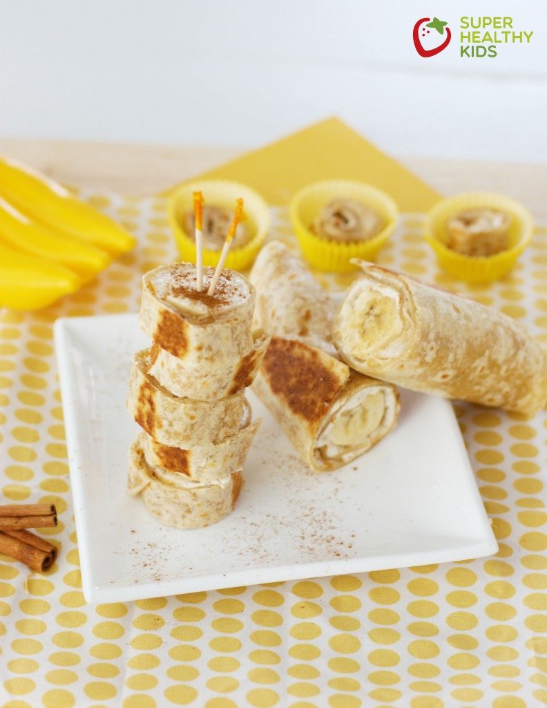 ripe banana snack idea for kids