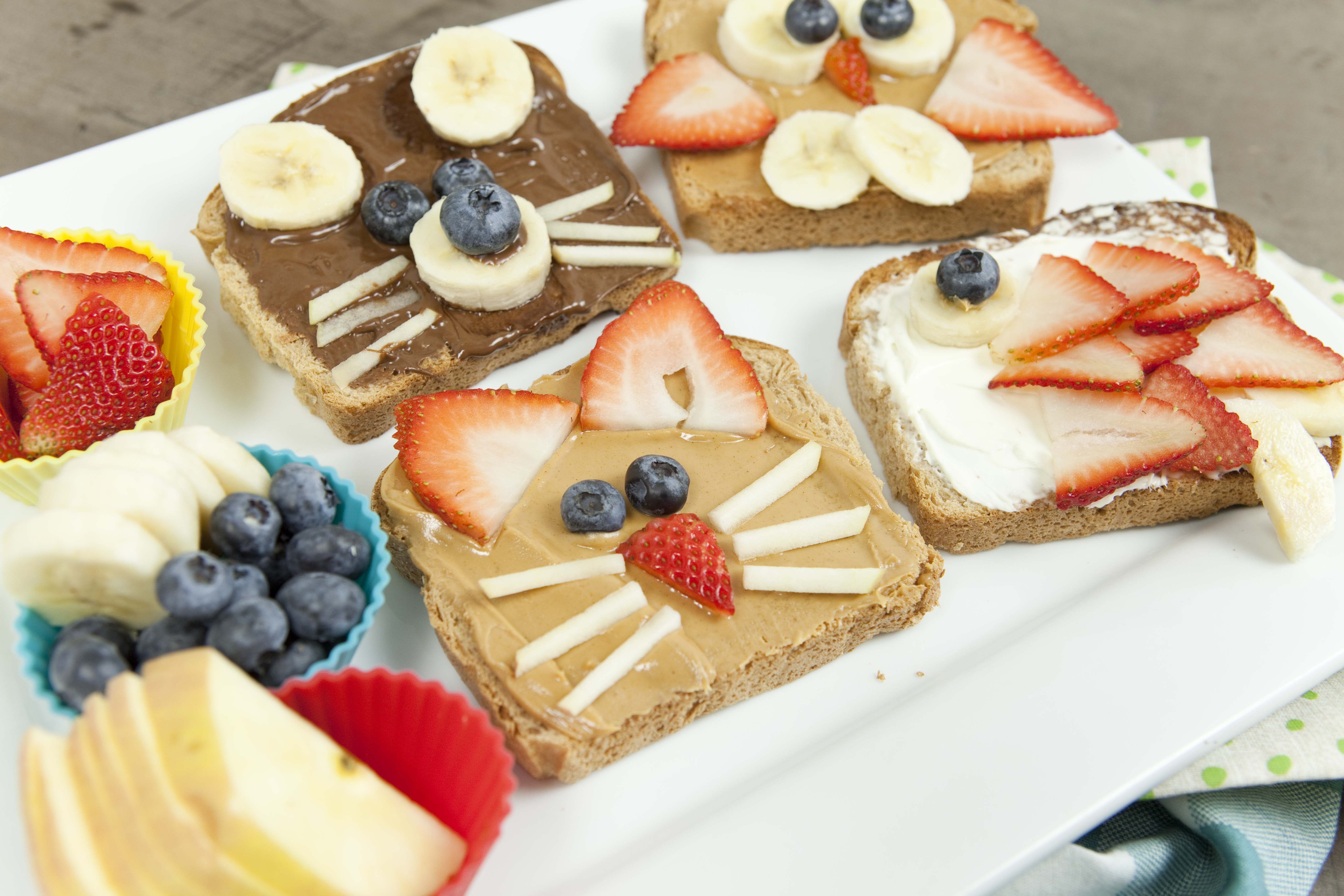 Toast Animals Fun Food Idea Healthy Ideas For Kids