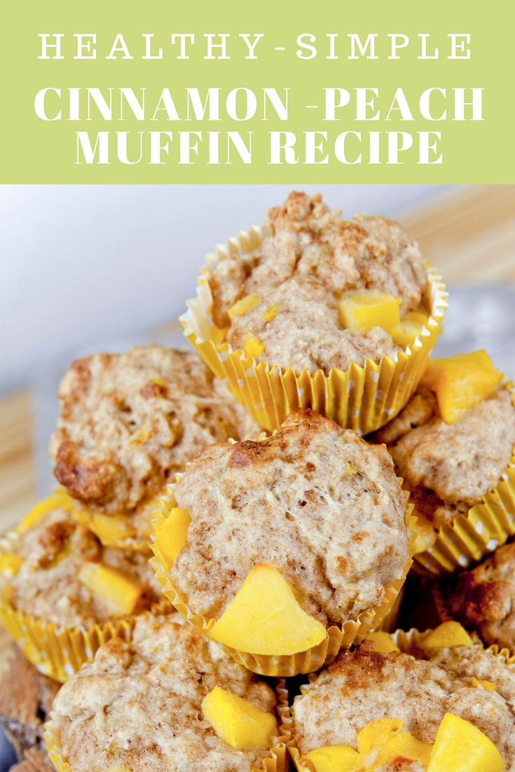 Healthy recipes for kids Cinnamon Peach Muffin