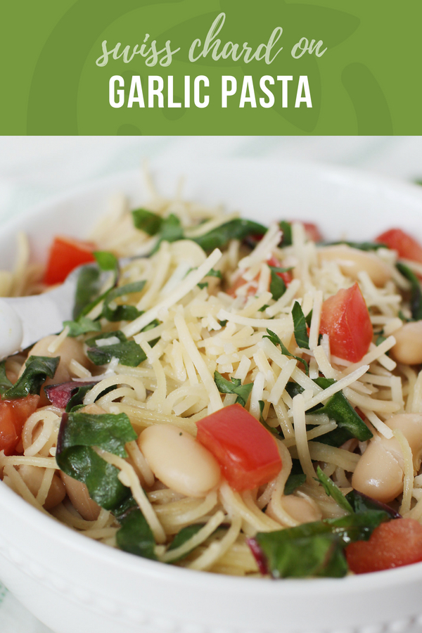 Garlic Pasta with Swiss Chard Pinterest