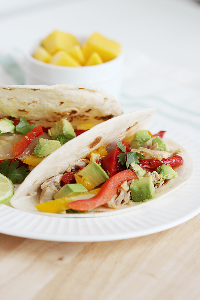 Crockpot Chicken Fajitas with Citrus